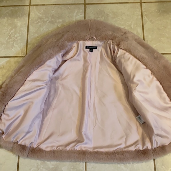 INC International Concepts Faux Fur Pink Jacket M - Picture 7 of 10
